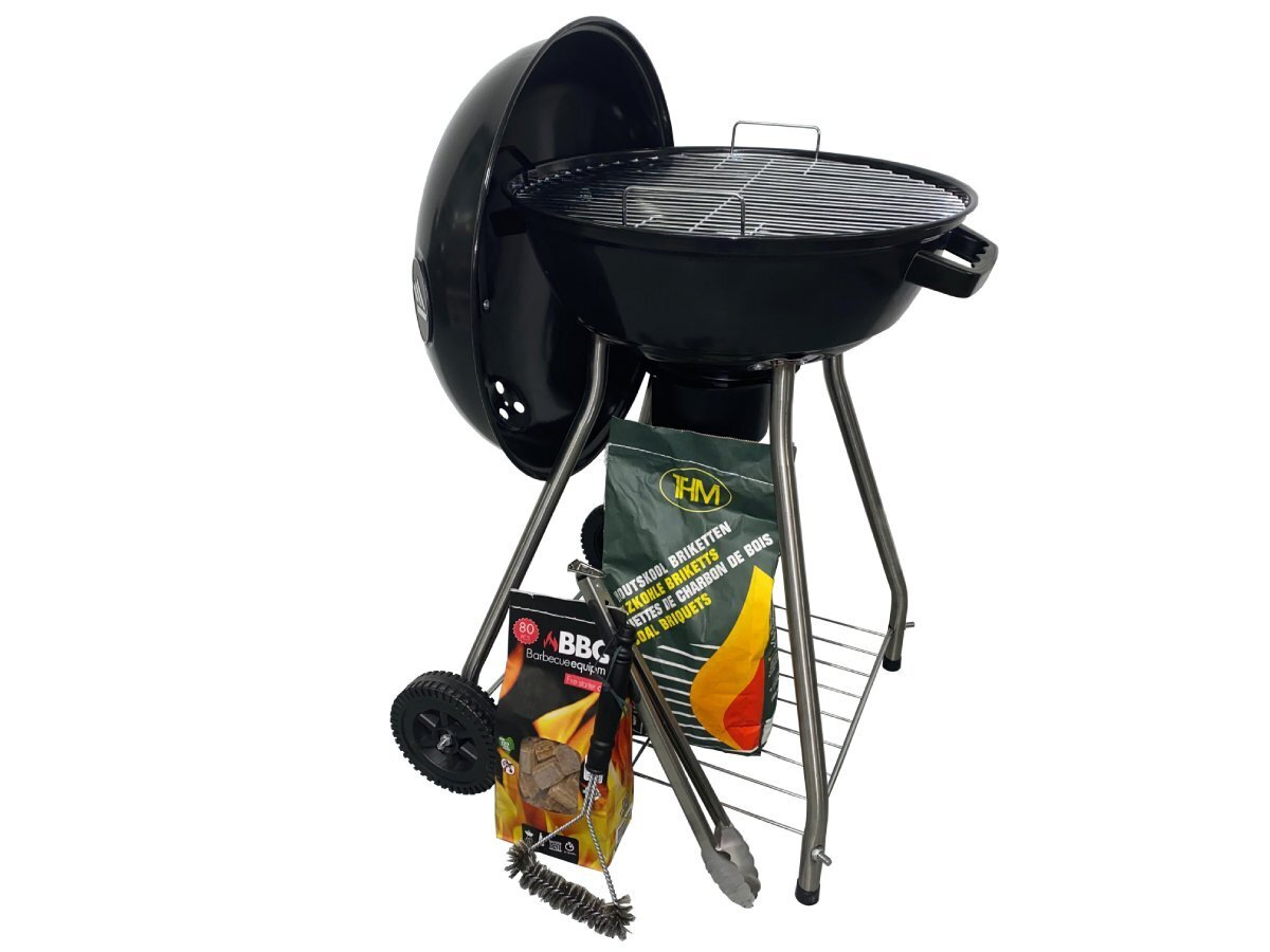 Grill Zubehoer XXL Klappgrill Aus Edelstahl – Holzkohlegrill Für Camping & Garten | Faltbar, Tragbar Standgrill Holzkohle