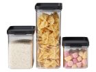 Mepal Omnia 3-teiliges Vorratsdosen-Set - Nordic Black