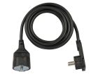 Brennenstuhl Black Verlängerungskabel flacher Stecker - 10 Meter