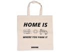 Obelink Home is where you park it Canvas Tasche