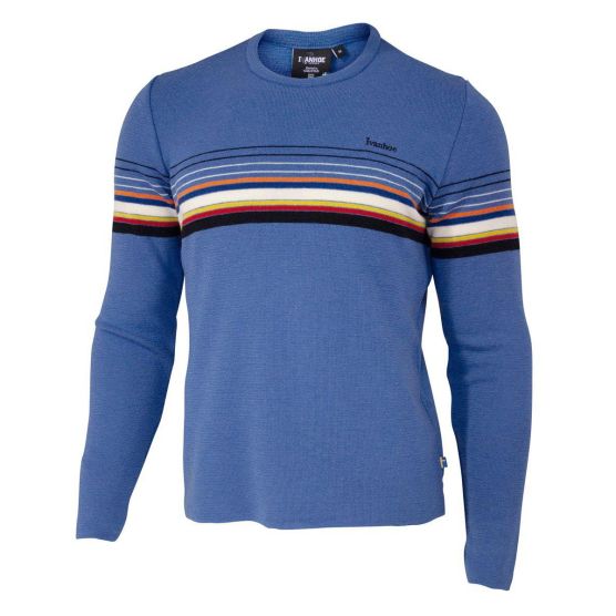 Ivanhoe Retro-Hang Loose Blue Wollpullover