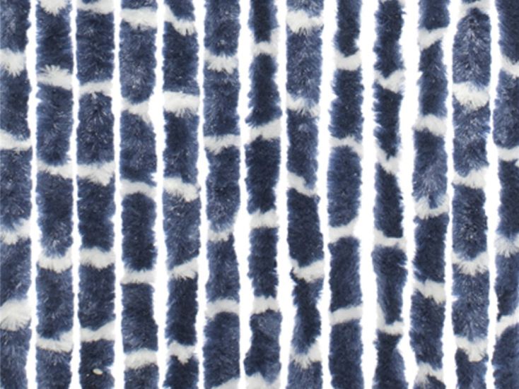 Travellife Streifen 56 x 185 cm Chenille-Vorhang - Blue