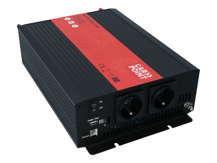 Carpoint 12V>230V Französisch Reiner Sinusinverter - 1500 Watt