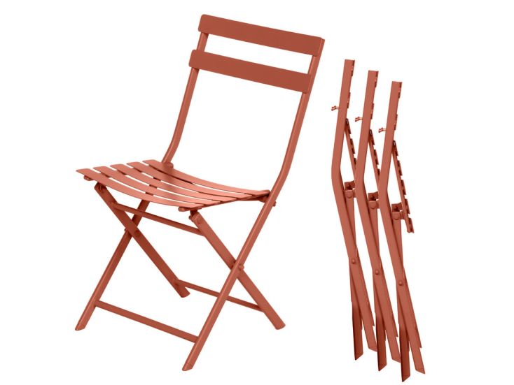 Hesperide HIXA Greensborro Set von 4 Gartenstühle - Orange