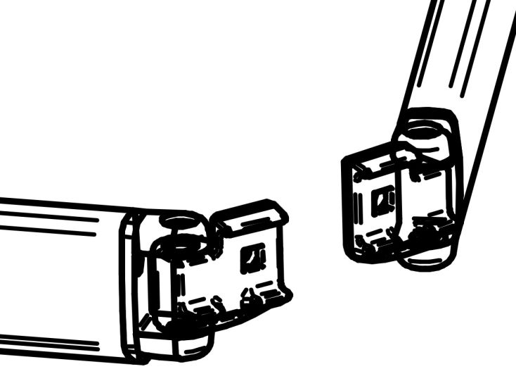 Thule Omnistor Gelenkarmbefestigung Vorderschiene 5003