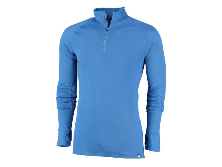 Nomad Rough Zip Herren Thermoshirt - Blue
