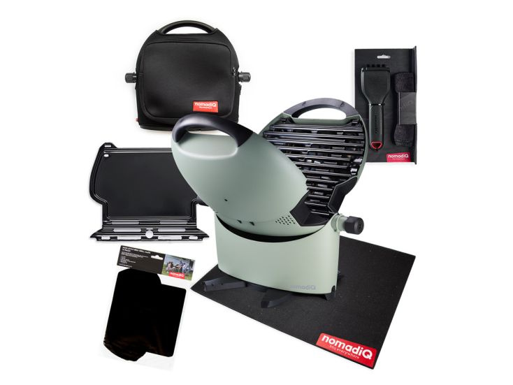 NomadiQ HOME & HOLIDAY Tragbares elektrisches Grillset