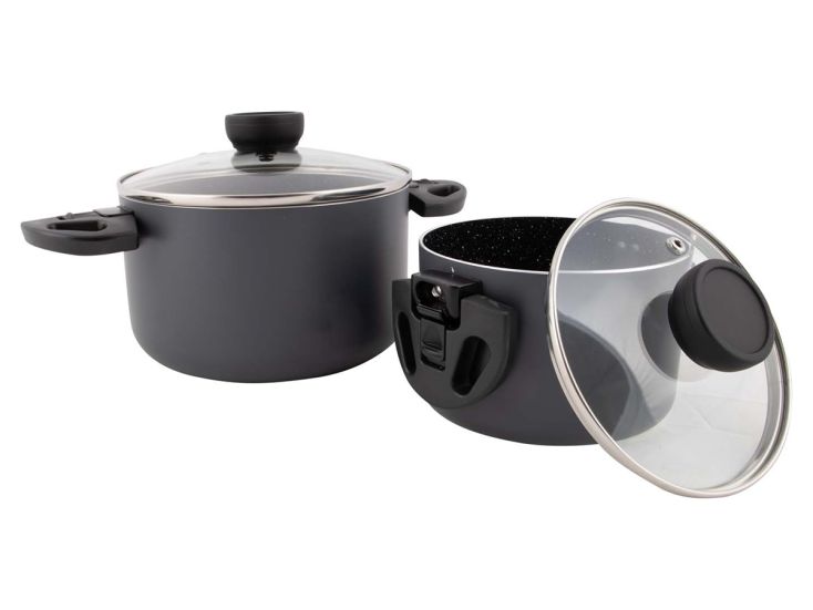 Bo-Camp Twist Compact 2-teiliges Kochgeschirr-Set