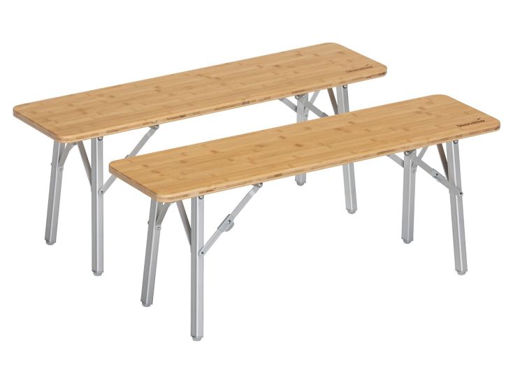 Skandika Tolja Bambus Sitzbank - Set von 2