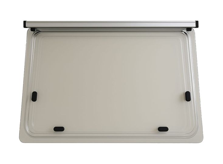 NRF Asia 1450 x 600 mm Fenster mit Profil - grey