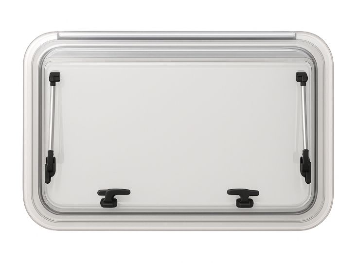 NRF Africa 900 x 500 mm Fenster mit Profil - grey