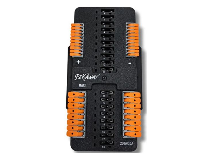 Pekaway Fusy Standard-Sicherungsblock mit WAGO-Hebelklemmen