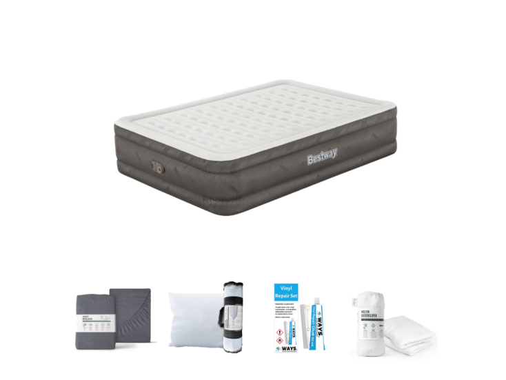 Bestway Fortech Queen 203 x 152 cm Luftmatratzen-Set - 
5-teilig