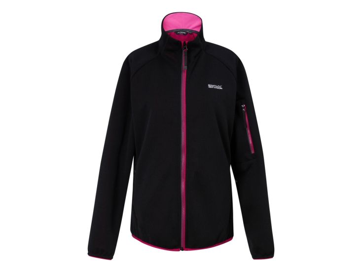 Regatta RAVENHILL Damen Fleecejacke - Black/Pink