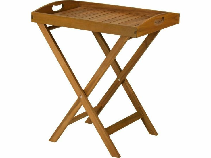 Ambiance Klapptisch mit Tablett 60 x 42x 65 cm