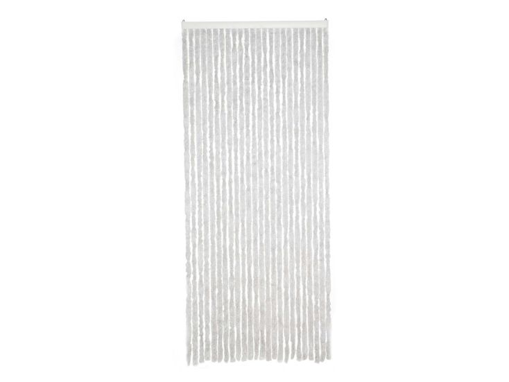 Livn 90 x 220 cm Chenille Türvorhang - Light Grey