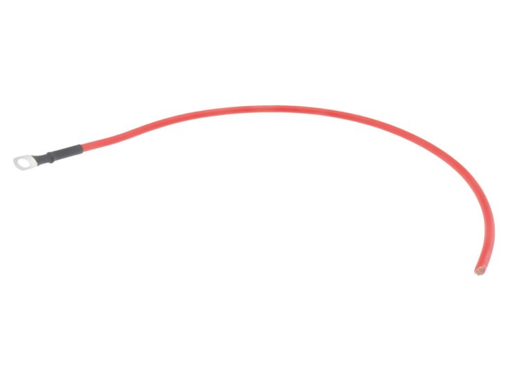 BBA 10 mm 50 cm Batteriekabel - Red
