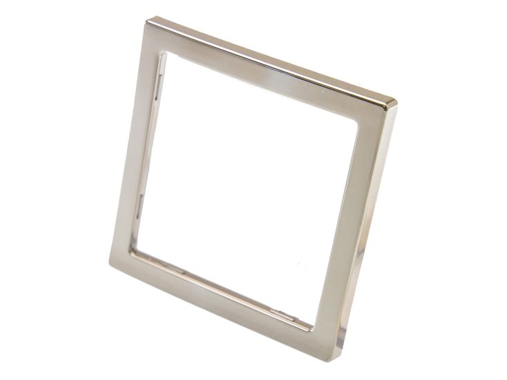 BBA 1-Fach Abdeckrahmen - Chrome