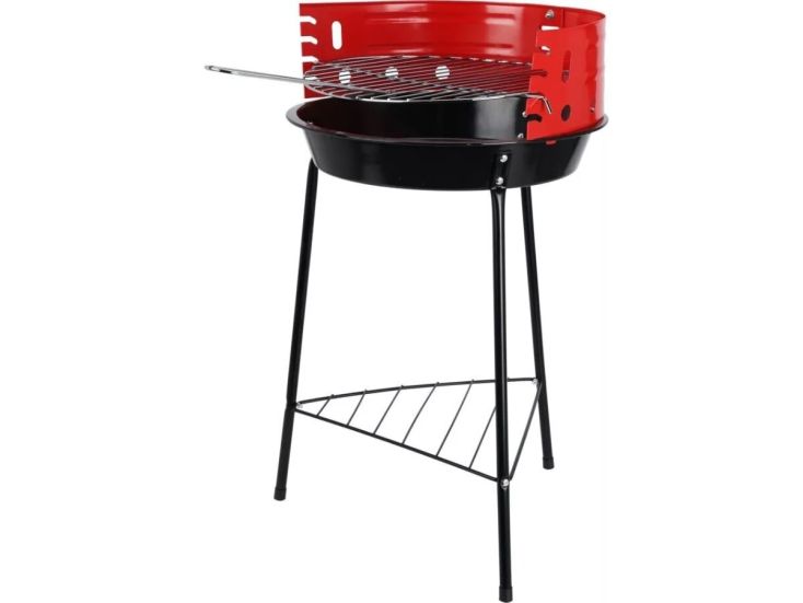 BBQ Ø33 cm halboffener Holzkohlegrill