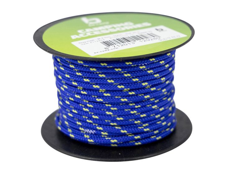 Bo-Camp Abspannseil auf Rolle Blau