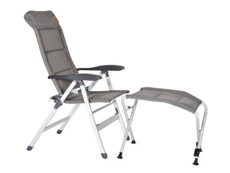 Obelink Corsa Klappstuhl mit Beinauflage - Grey