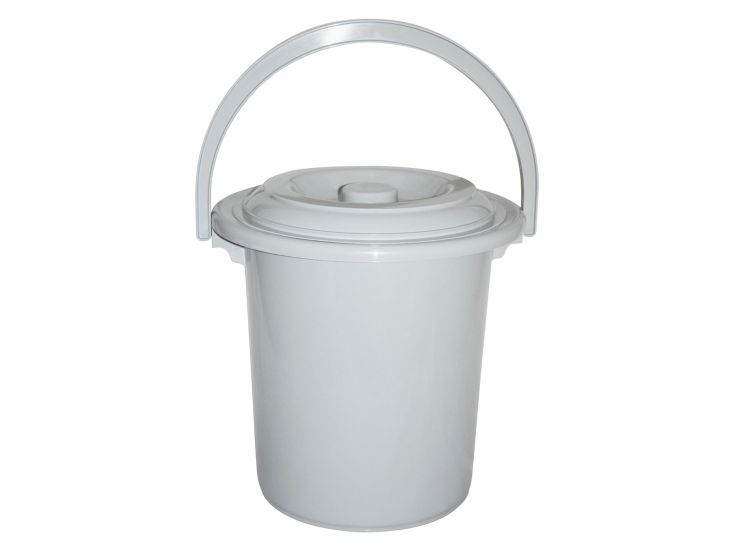 Curver Toiletteneimer mit Deckel - 10 Liter