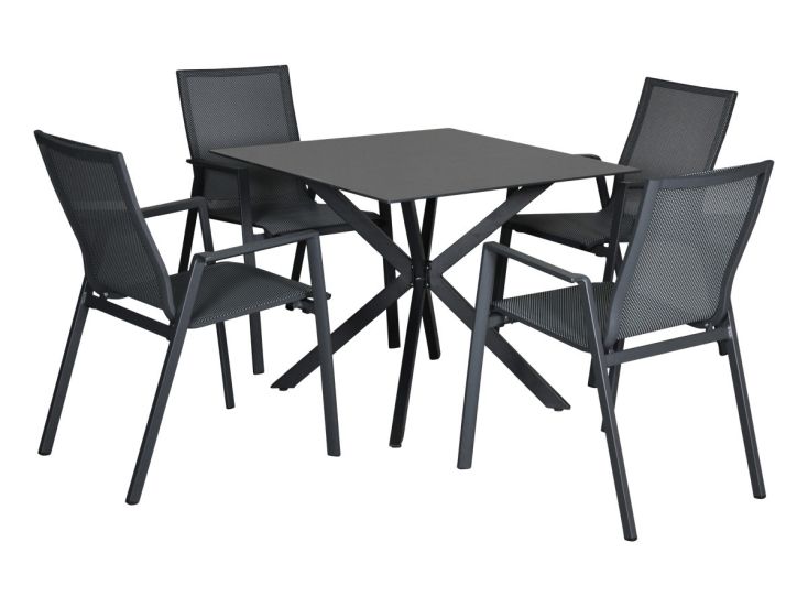 Outdoor Feelings Daurada Rhone 90 x 90 Diningset