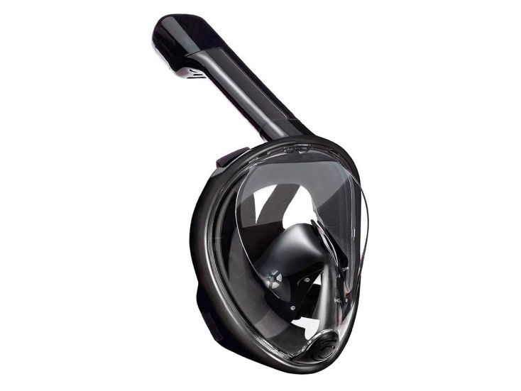 Campingwise L/XL schwarzer Vollgesichts-Tauchmaske