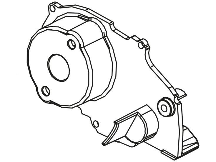 Zweite Chance Fiamma Endplatte links F80S Titanium