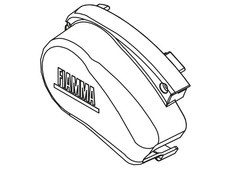 Zweite Chance Fiamma Endkappe Kassette links F65S Titan