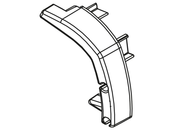 Zweite Chance Fiamma Endkappe Vorderleiste links F40