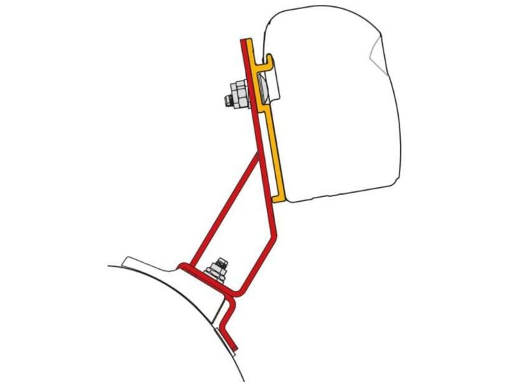 Fiamma F43 Adapter PSA - Black