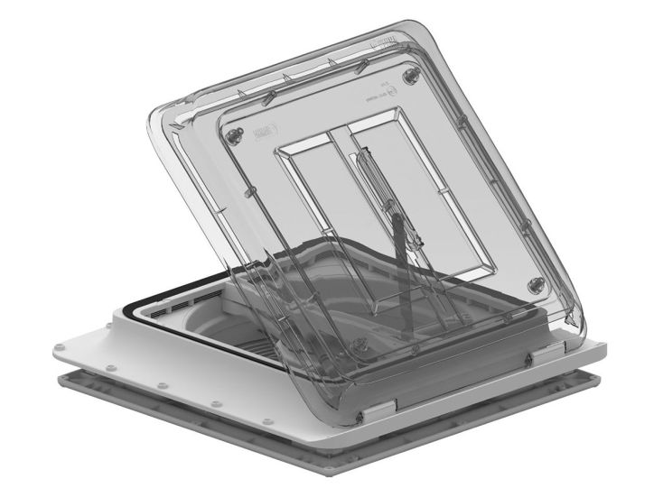 Fiamma Turbo Vent Dachluke - Transparent