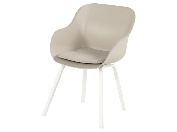Hartman Le Soleil White Soft Taupe Element Diningstuhl Hartman Le Soleil White Soft Taupe Element Diningstuhl