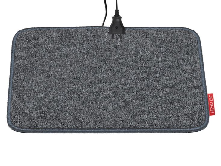 HEATEK 50 x 40 cm Infrarot-Fußmatte - grey