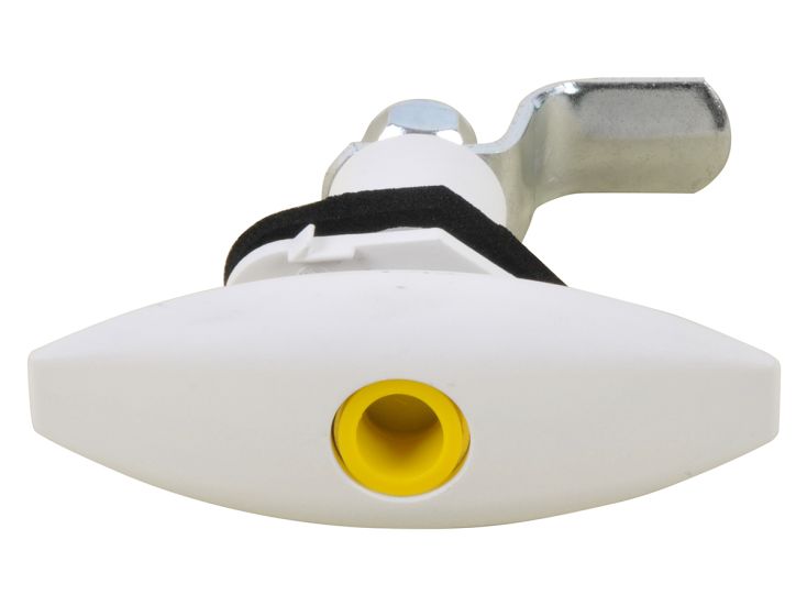 Kofferraumschloss oval - White