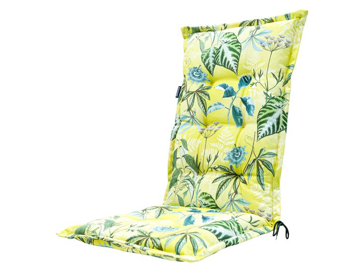 Madison Mauel Pastel Yellow Gartenkissen mit hoher Rückenlehne
