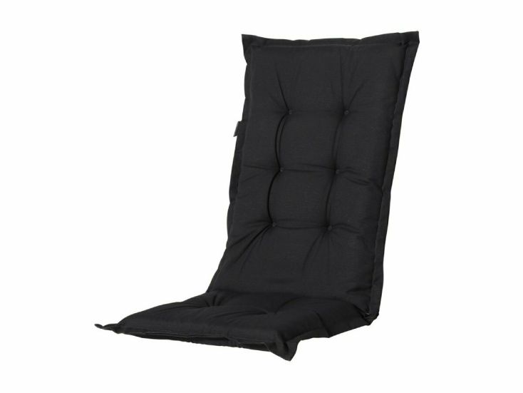 Madison Panama black Gartenkissen mit hoher Rückenlehne
