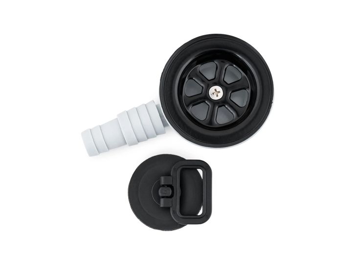 NavyLoad 20–25 mm Winkelablaufstopfen - black