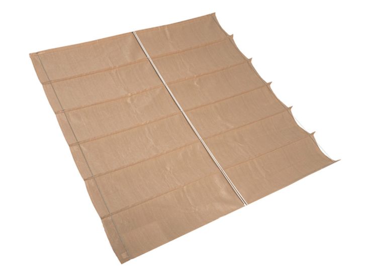 NC Outdoor 2,9 x 3,0 Harmonika Schattentuch - Sand