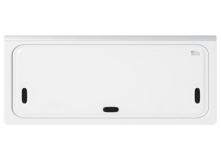 NRF 900 x 600 mm getöntes Klappfenster mit Doppelverglasung - Grey