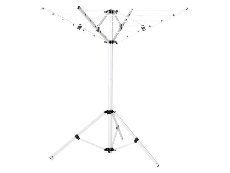 Obelink Wäschespinne mit Tasche - Grey