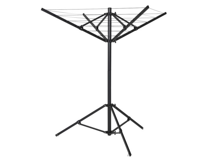 Obelink Wäschespinne mit Tasche - Black