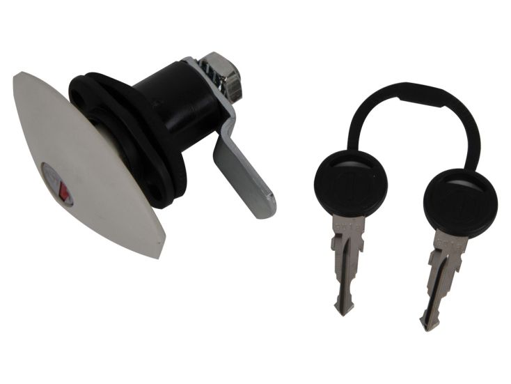 Obelink kleines ovales Kofferraumschloss - White