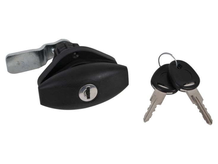 Obelink ovale Druckschloss - Black