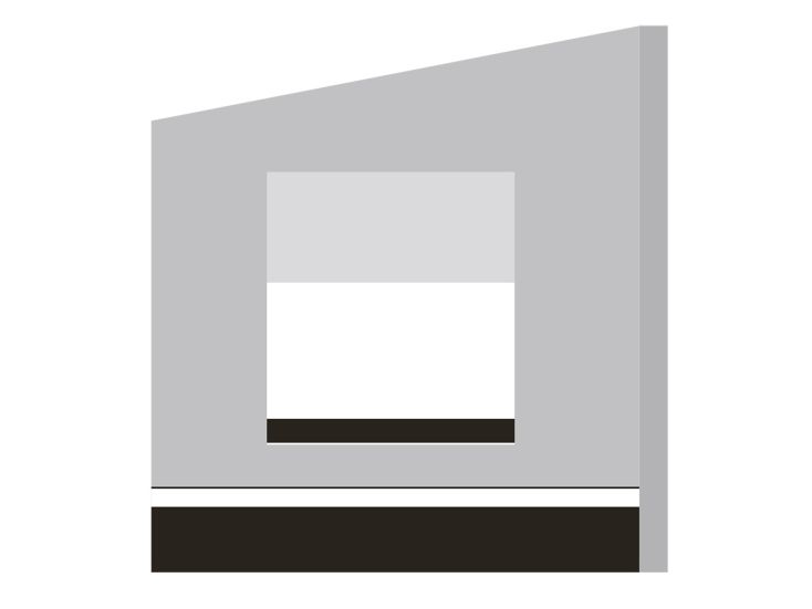 Obelink President Seitenwand Thule 1200 rechts Obelink President Seitenwand Thule 1200 rechts