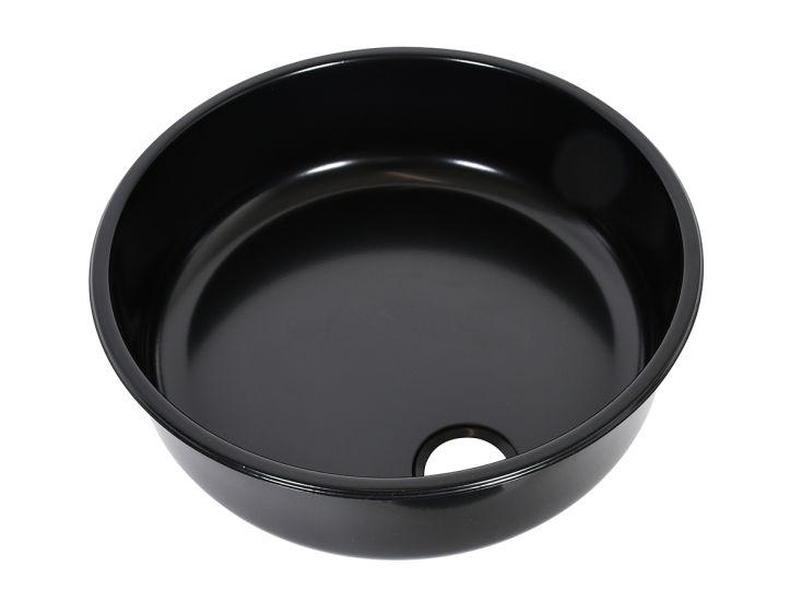 NavyLoad 36 cm runde Spülbecken - black