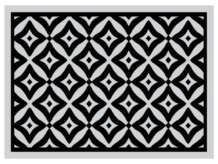 Obelink Patio Mat Cube 370 x 270 cm Zeltteppich