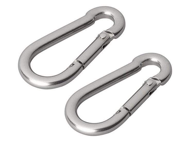 ProPlus Edelstahl Karabinerhaken 60 mm