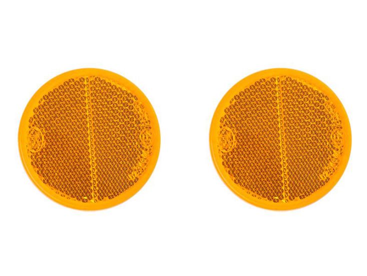 ProPlus rund selbstklebend Reflektor - Orange